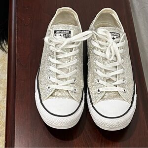 Converse Metallic Tennis Shoes Women’s Size 10 wide